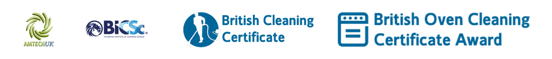 AmtechUK BICSc British Cleaning Certificate British Oven Cleaning Certificate Award