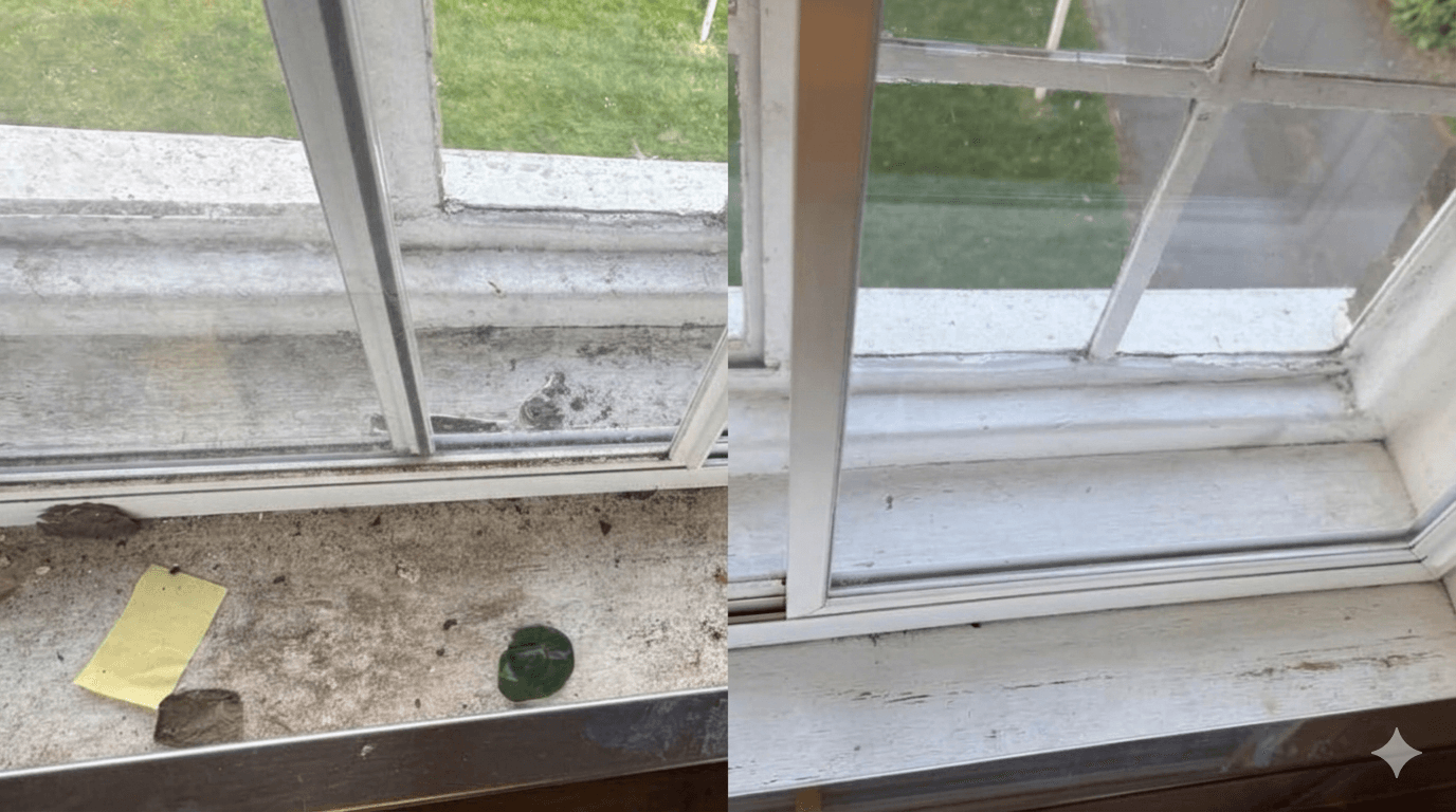 End of tenancy cleaning before and after 2