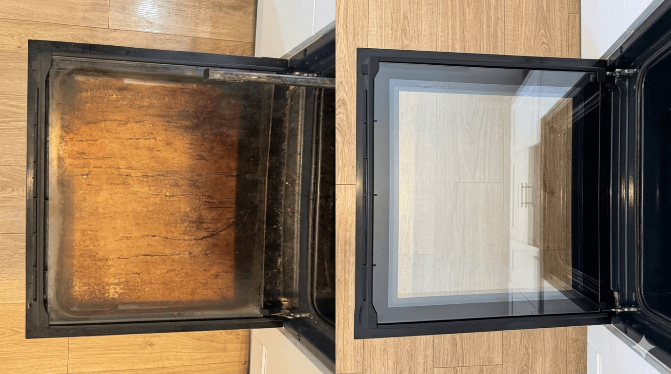 End of tenancy cleaning before and after 1